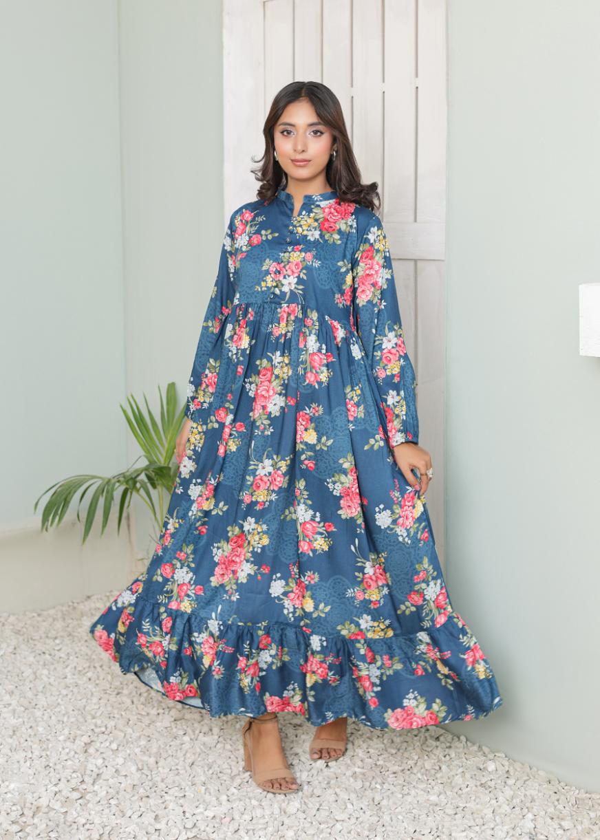 Linen frock 544556 Zinc Aura