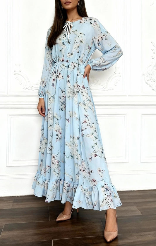 Chiffon maxi skybb 79461