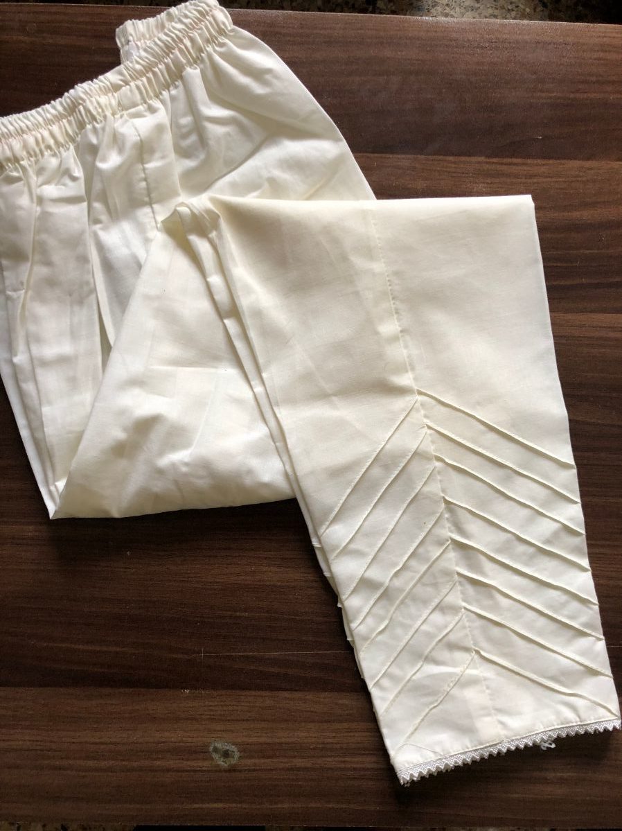 cotton pants 037 off-white