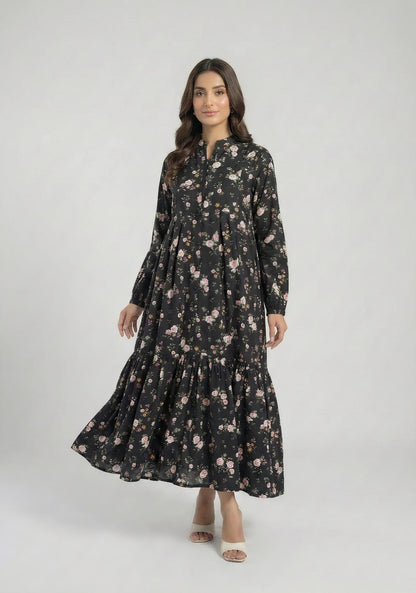 Linen frock 544550 Noir Garden