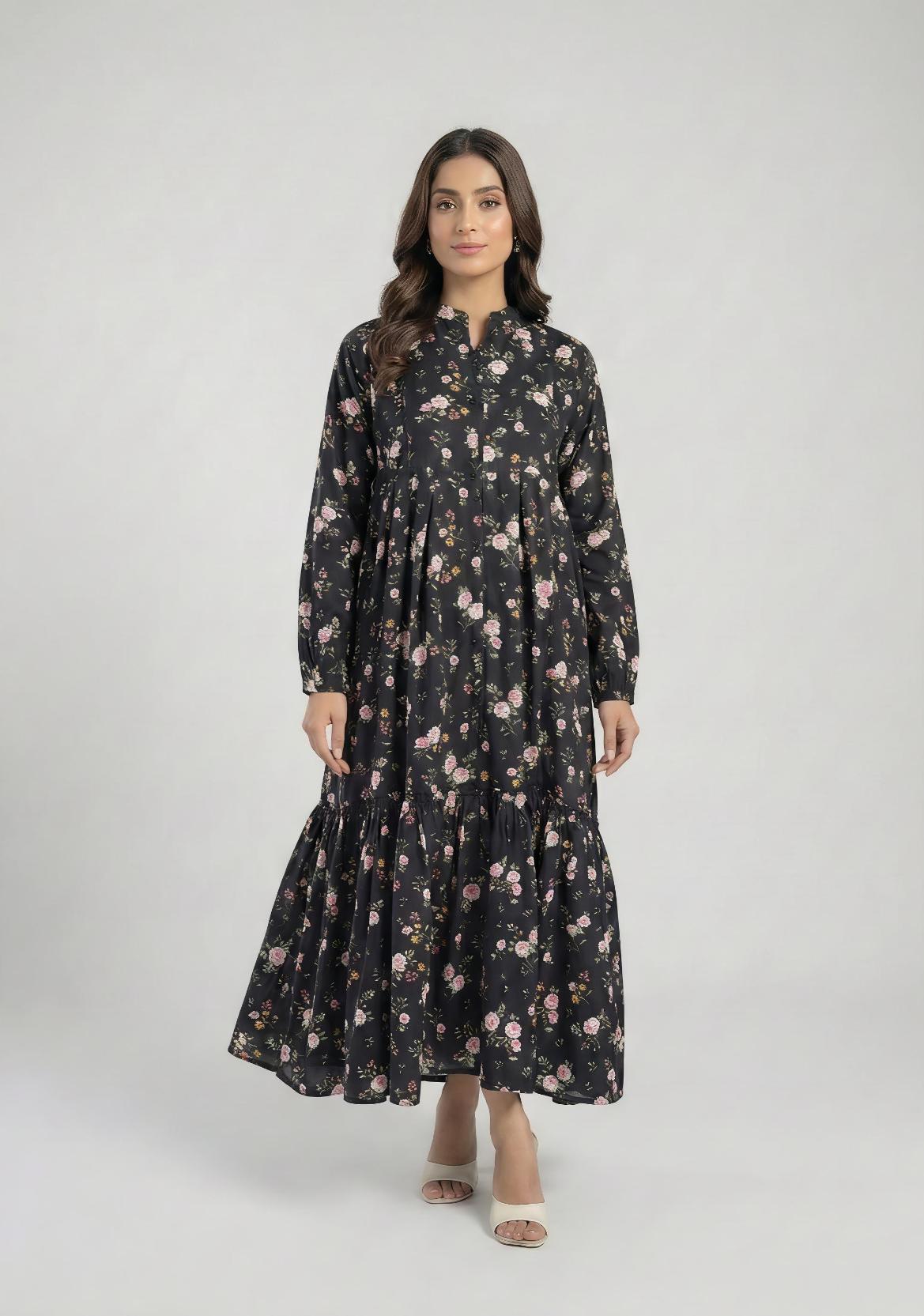Linen frock 544550 Noir Garden