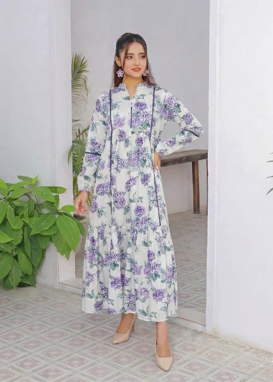 cotton frock 81020 Lilac Breeze