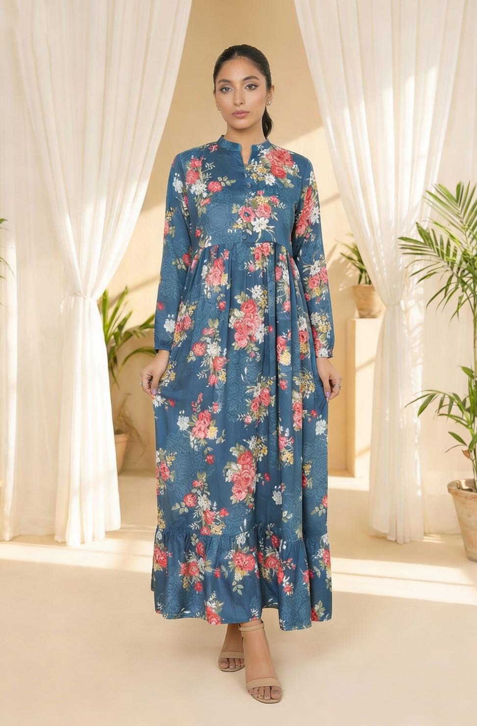 Linen frock 544556 Zinc Aura