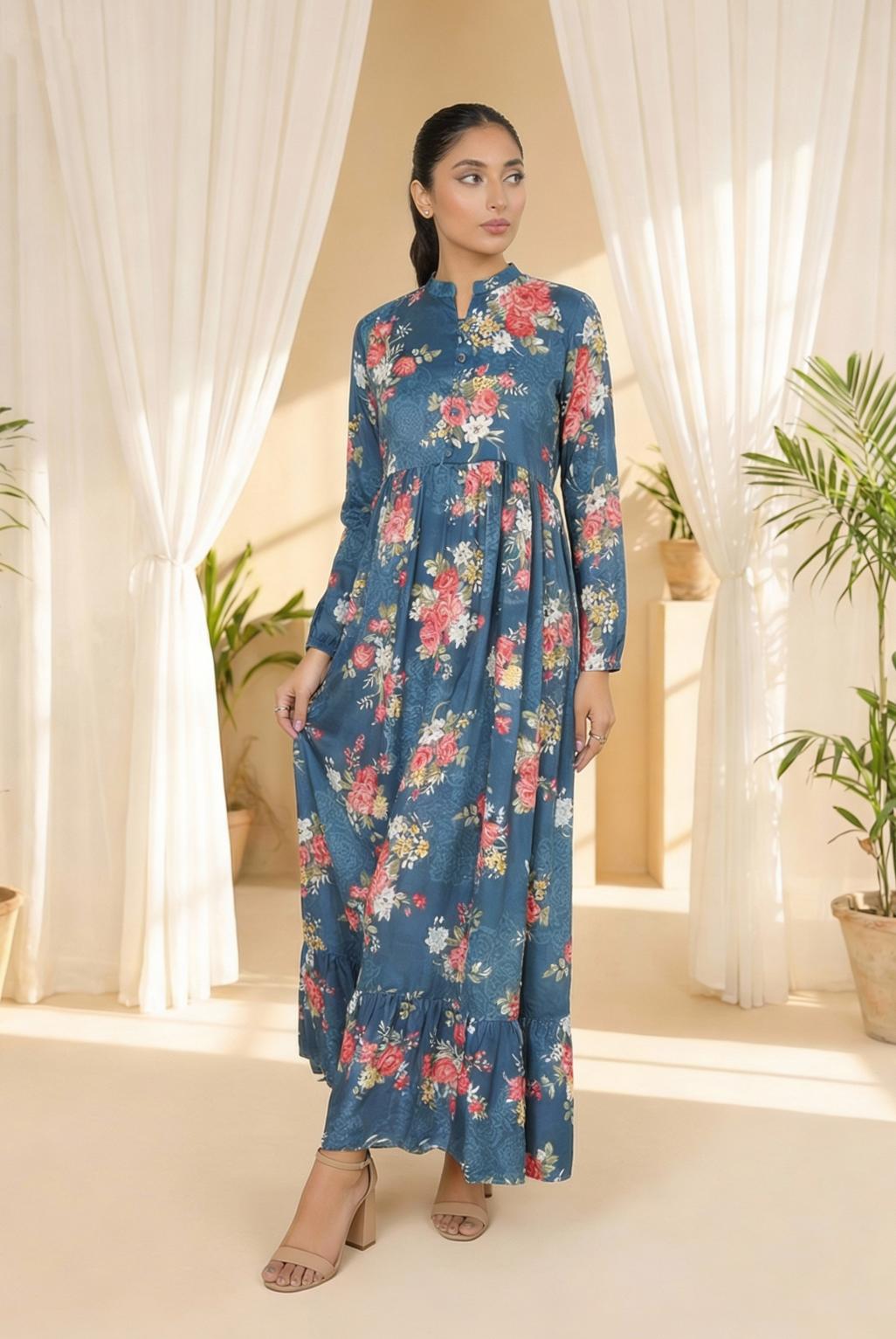 Linen frock 544556 Zinc Aura