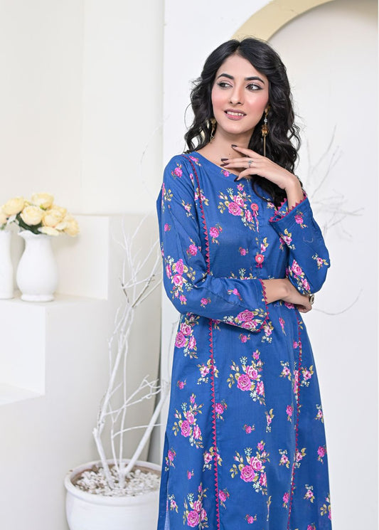 Cotton 2pc set-79012 royalPK30