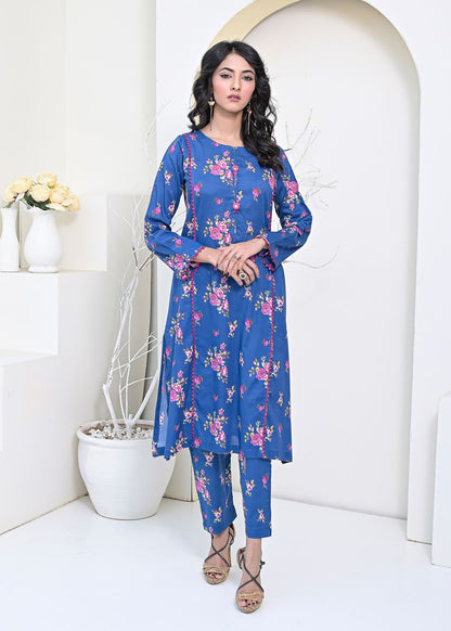 Cotton 2pc set-79012 royalPK30