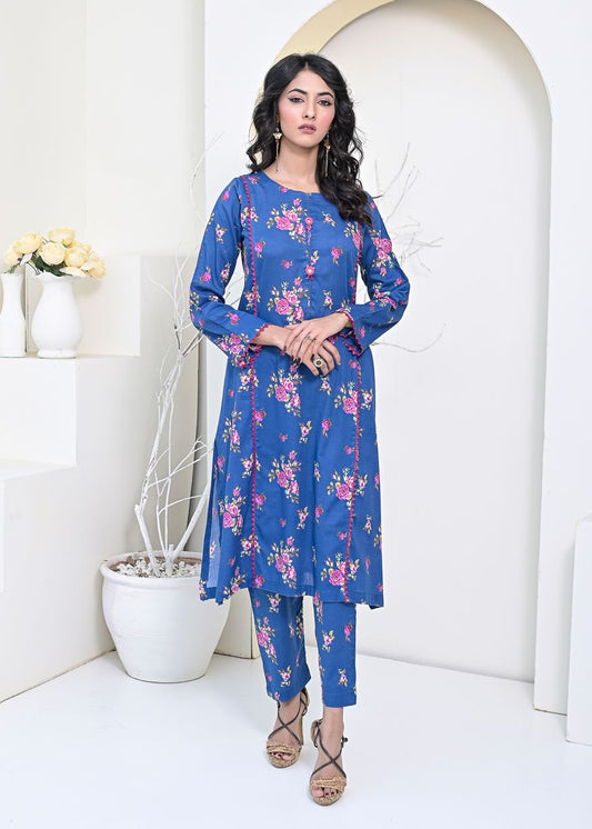 Cotton 2pc set-79012 royalPK30