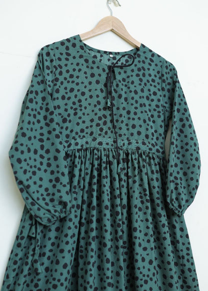 Georgette maxi 10158 green
