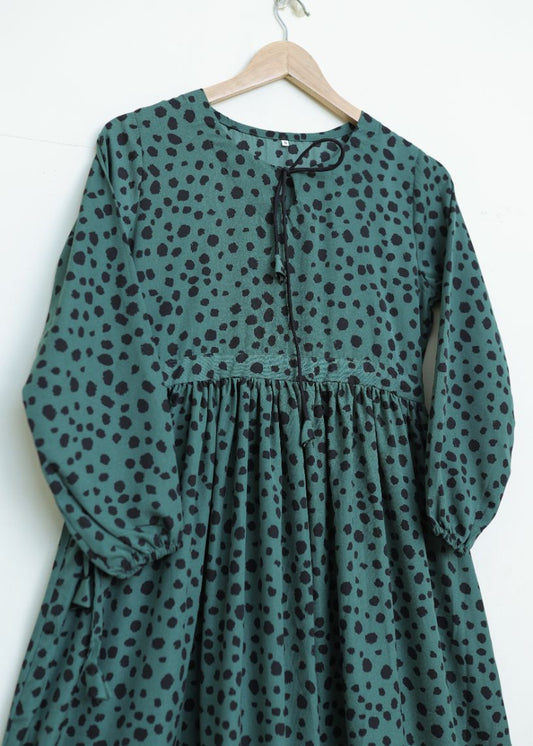 Georgette maxi 10158 green