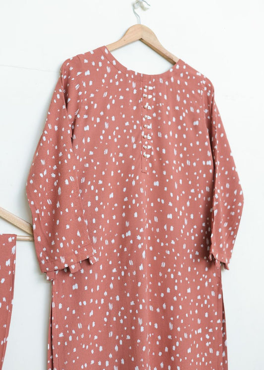 Linen 2pc set-78779 rustDot