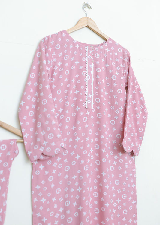Linen 2pc set-78779 pinkLv
