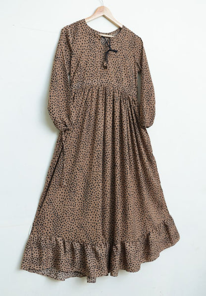 Georgette maxi 10165 Brcheetah