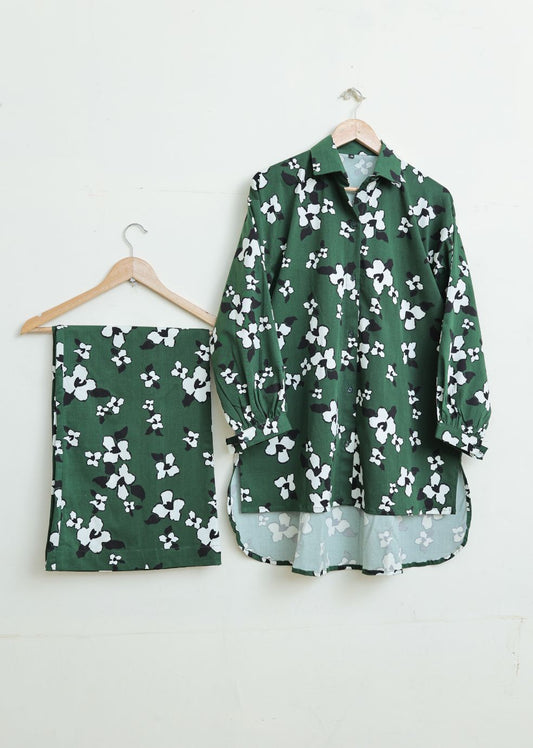 printed 2pc - bottleGreen 79092