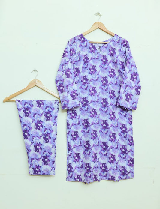 Lawn 2pc set-78738 purpleAbstract
