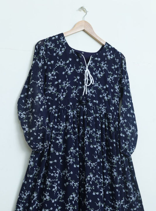 chiffon maxi   navySmfl 10134