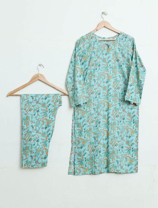 Lawn 2pc set-78752 seaGreen