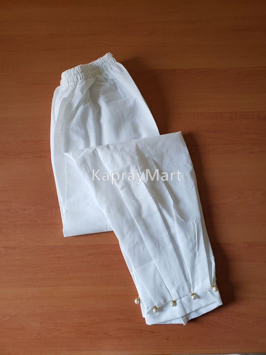 cuff bottoms 325- white