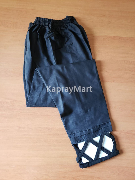 cotton pants 295- black