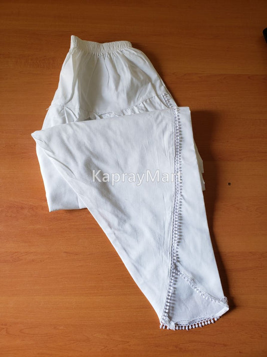 cotton tulip shalwar 04 white