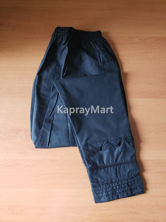 cotton pants 5623- black