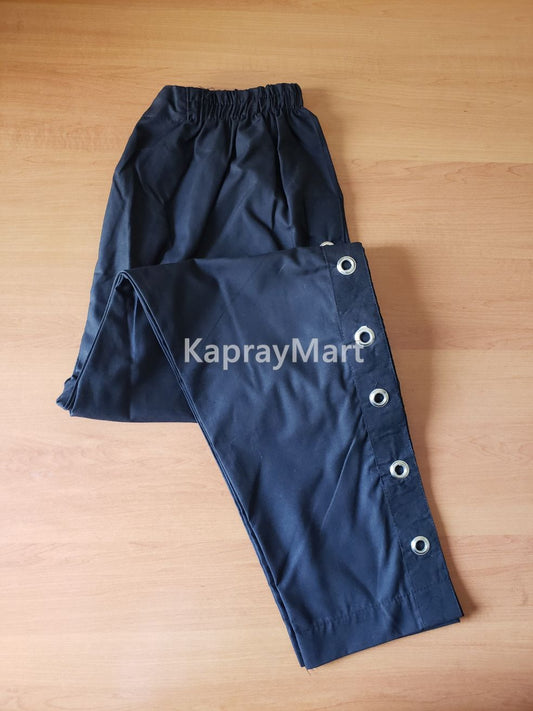 cotton ring pants 8231 - black