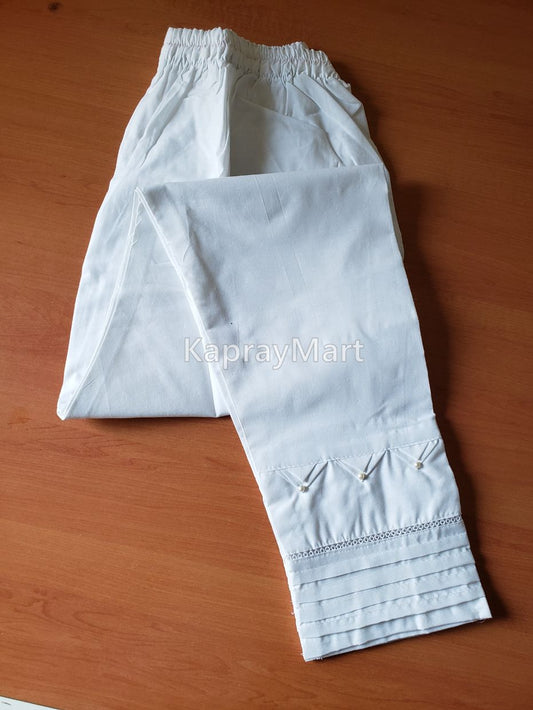 cotton pants 5623- white