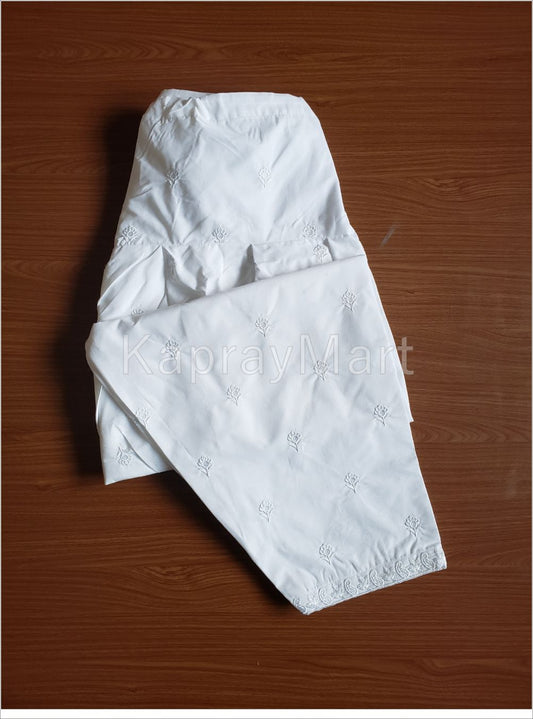 cotton shalwar- 70010 white