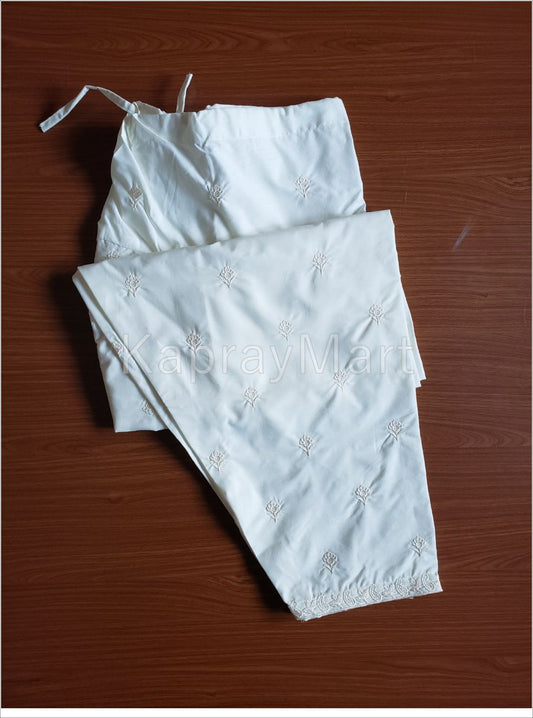 cotton shalwar- 70010 ofwhite