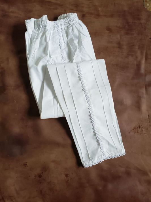 cotton pants 6510  white