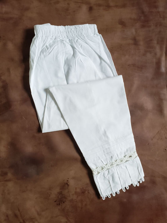 cotton pants 6520 white