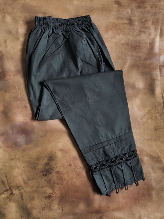 cotton pants 6520 black