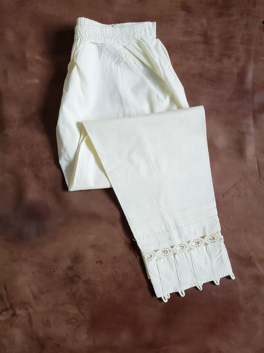 cotton pants 6520- Offwhite