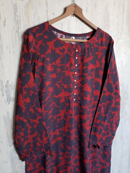 linen 2pc  57651 navyRed