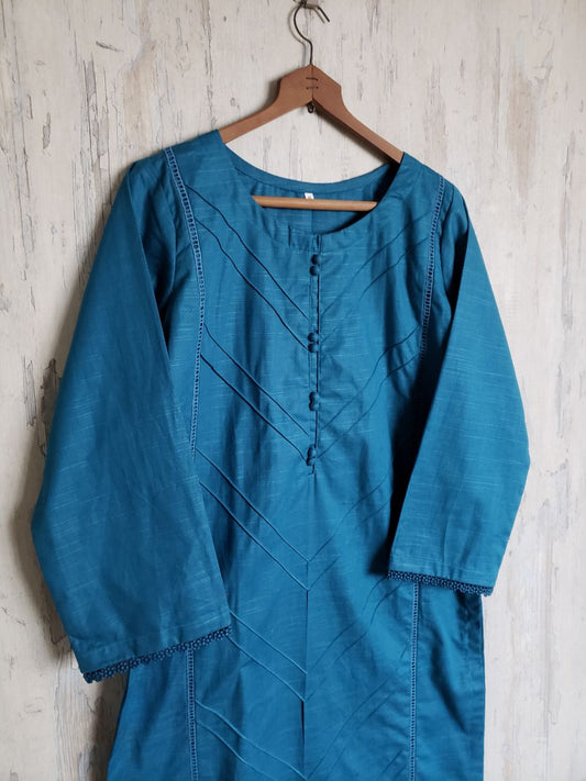khaddar  2 piece 70009 torqblu