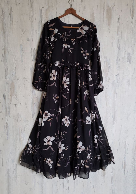 chiffon maxi  9861 black37