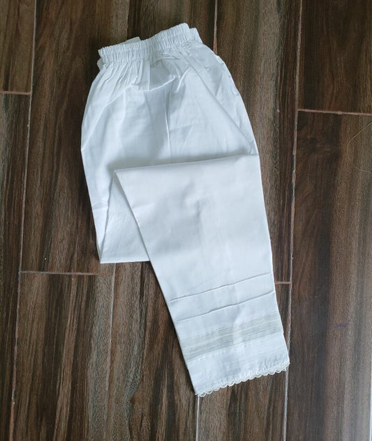 cotton pants 6519 white