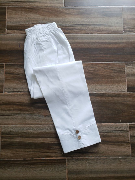 cotton pants 6522 white