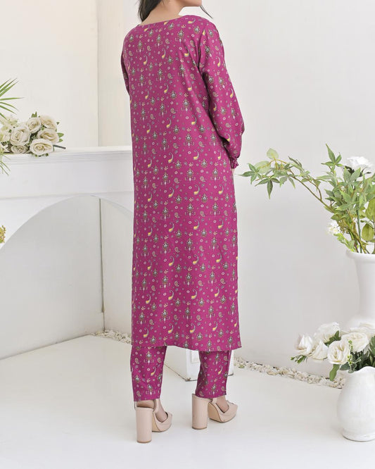 printed 2pc - 79273 hotpink