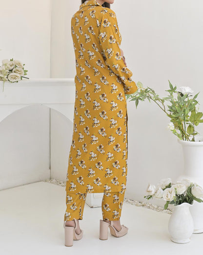 printed 2pc - 79276 mustard