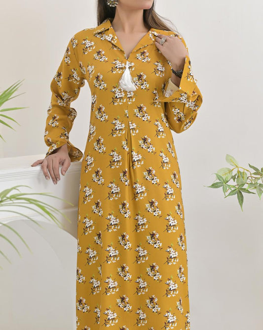 printed 2pc - 79276 mustard