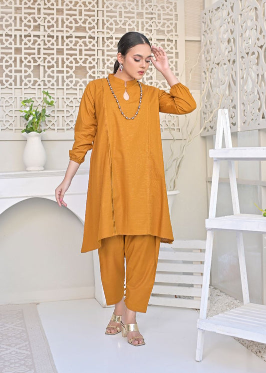 khaddar 2pc -79216 mustard