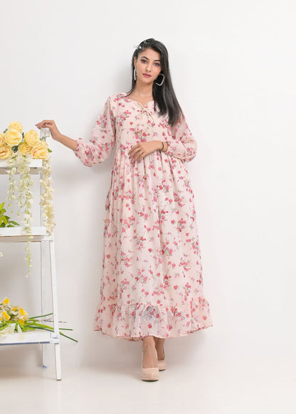 chiffon maxi 10144 babypnkFL