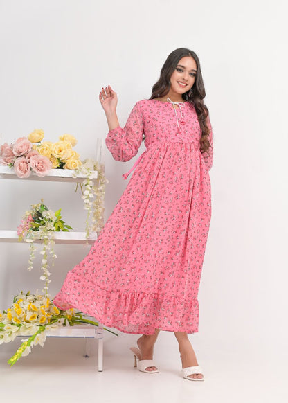 chiffon maxi 10155 pink223