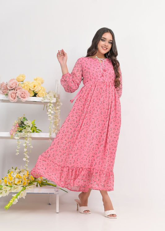chiffon maxi 10155 pink223