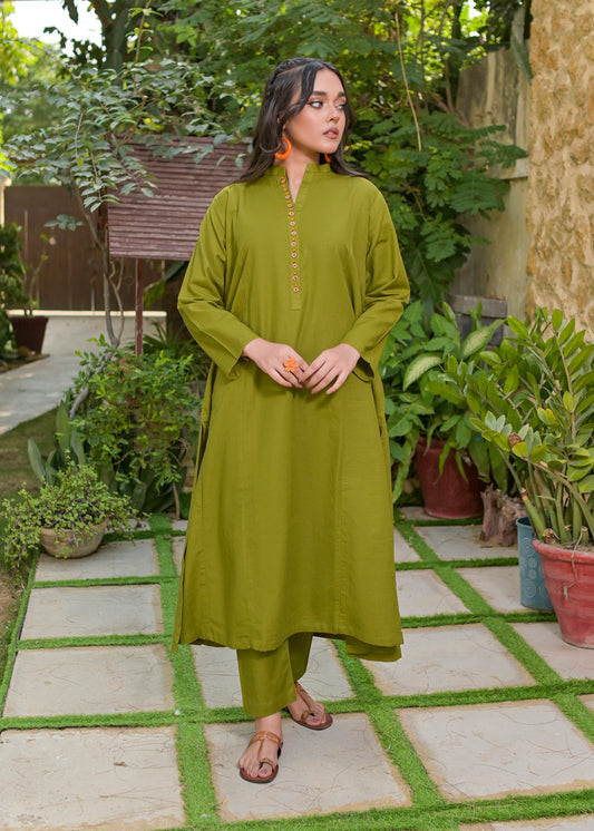 khaddar 2pc -792120 lemonGreen