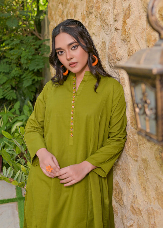 khaddar 2pc -792120 lemonGreen