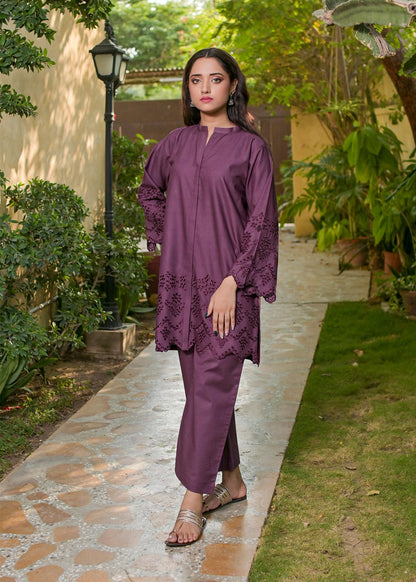 khaddar emb 2pc -79324 darkMuave