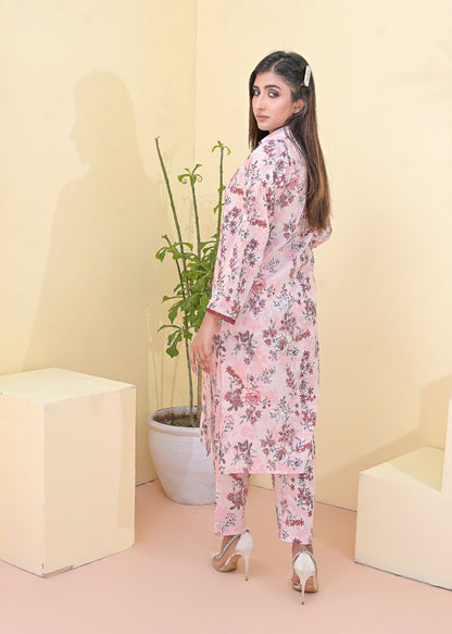 Cotton 2pc set-78901 PinkMron