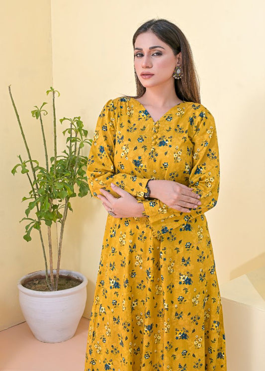 Aline 2pc set-79015 mustardGrn