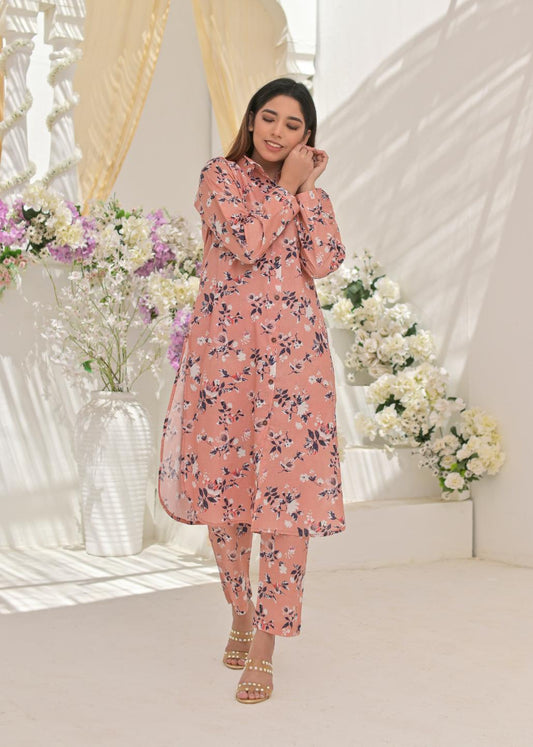 Cotton lawn 79310 teaPinkFO
